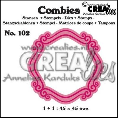 Crealies Combies Stanzschablone - Rahmen